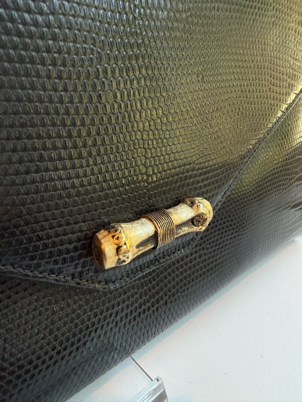 Gucci ‘Exotic Vintage Envelope Clutch/Shoulder Bag’